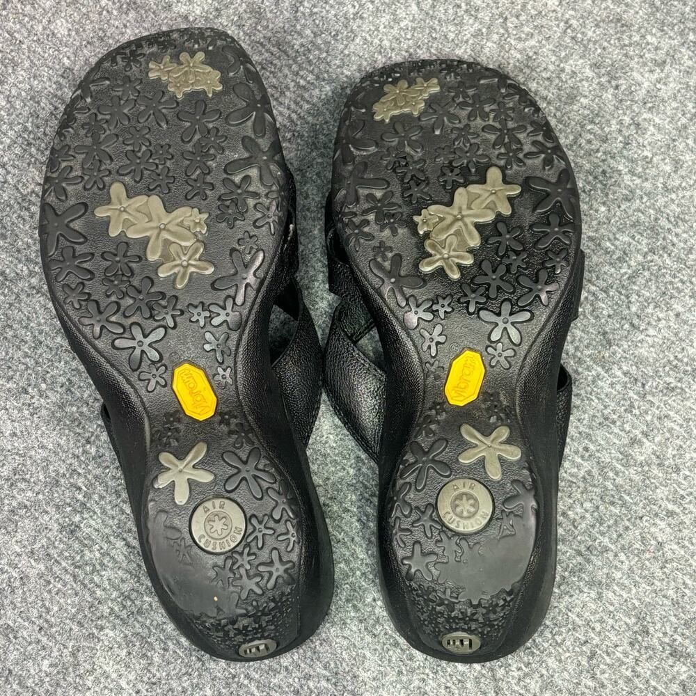 Merrell Sandals Women’s 6 Sundial Cross Slip On Strappy Gorpcore Wedge Black - Picture 7 of 8